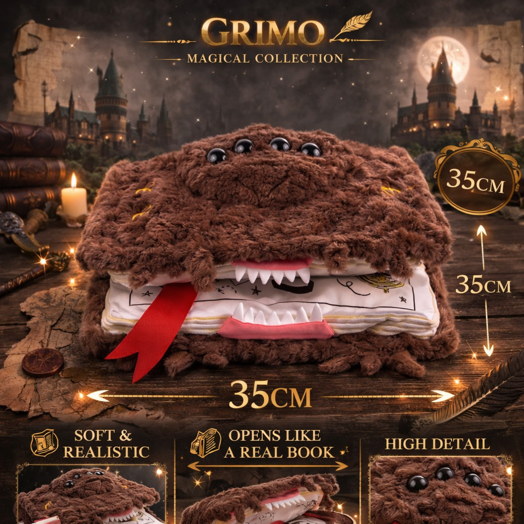 Magic Monster Book Plush